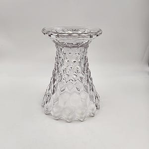 Vintage American Fostoria TALL Punch Bowl Stand or Large Trumpet Vase