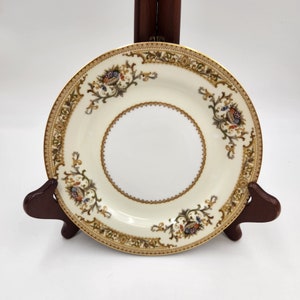 Vintage 1940er Set 7 Noritake Crestwood #5031 Salat oder Dessert Teller