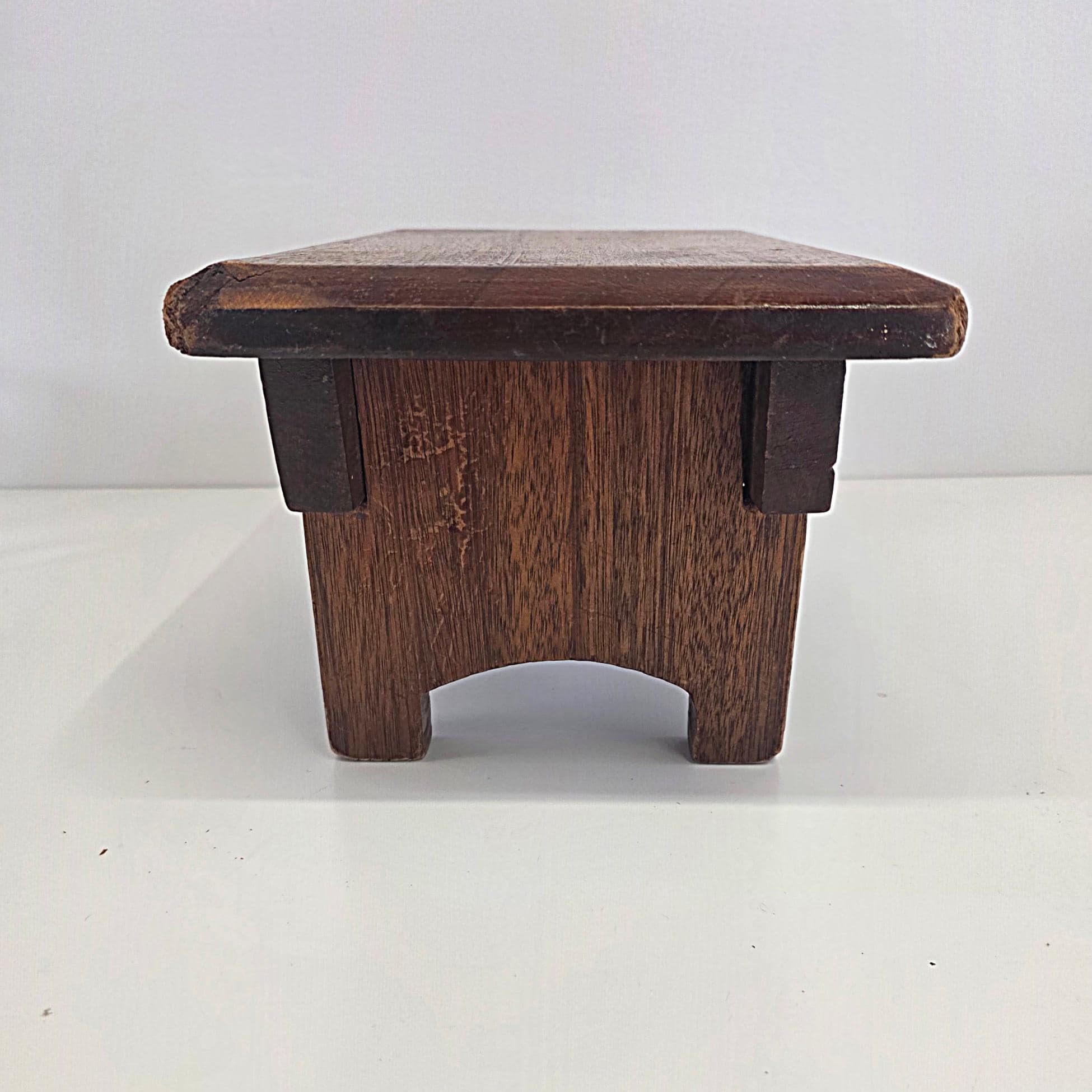 Vintage Oak Step Stool - Plant Stand - Farmhouse Stool - Etsy