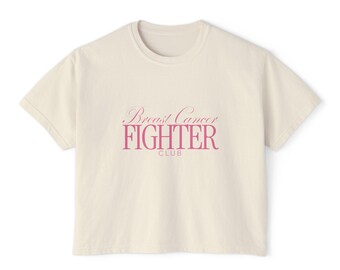Tumor Humor Women's Boxy Tee - Breast Cancer Fighter Club