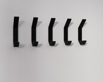 Metal Wall Hook FOGAS© | Modern Metal Hooks | Coat Holders | Clothes Hooks | Wall Mounted Coat Rack | Bathroom Wall Hook