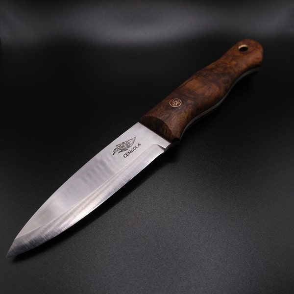 Handmade N690 Stell Bushcraft Knife