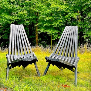 Kentucky stick chair, tamarack chair, folding wood chair