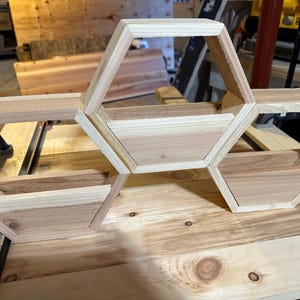 Cedar Planter Hexagon Box