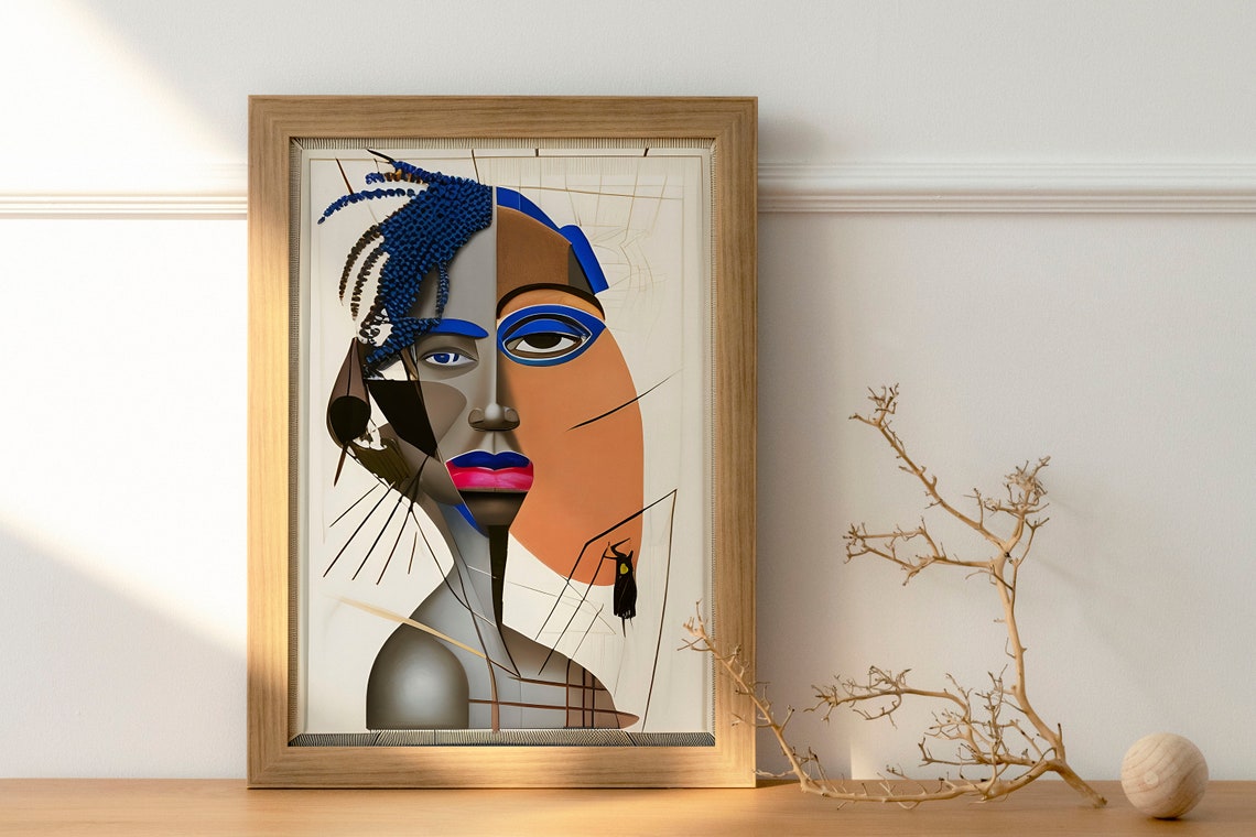 Abstract Printable Wall Art, Woman Wall Art, Modern Wall Art Decor ...
