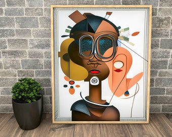 Abstract Printable Wall Art, Modern Wall Art Decor, Abstract Wall Art, Boho Style Art Prints, Minimalist Digital Prints