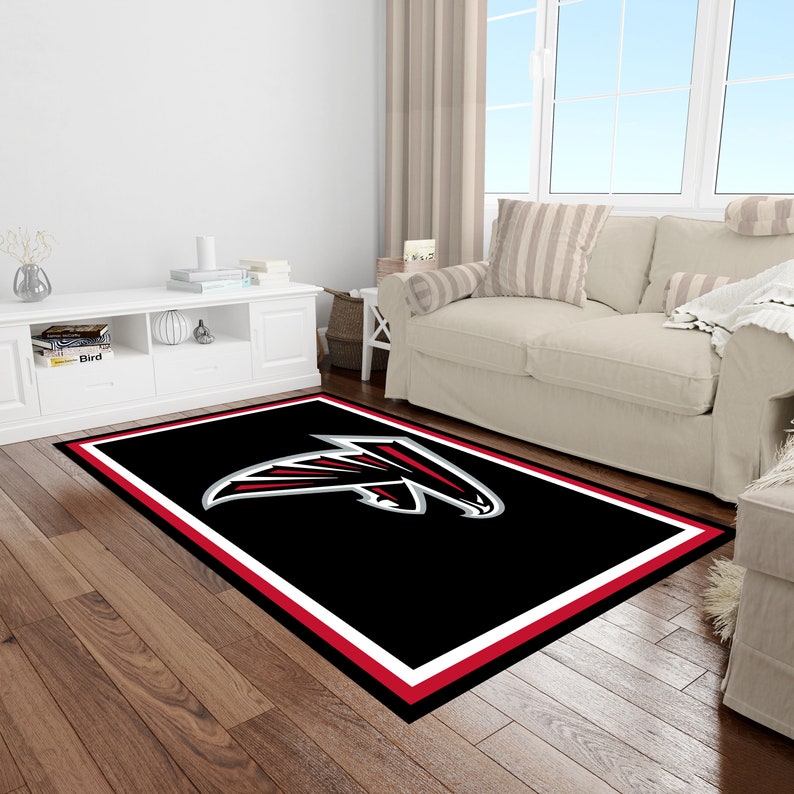 American Football Rug, Atlanta Falcons, Kids Room Rug, Personalized Rug ...