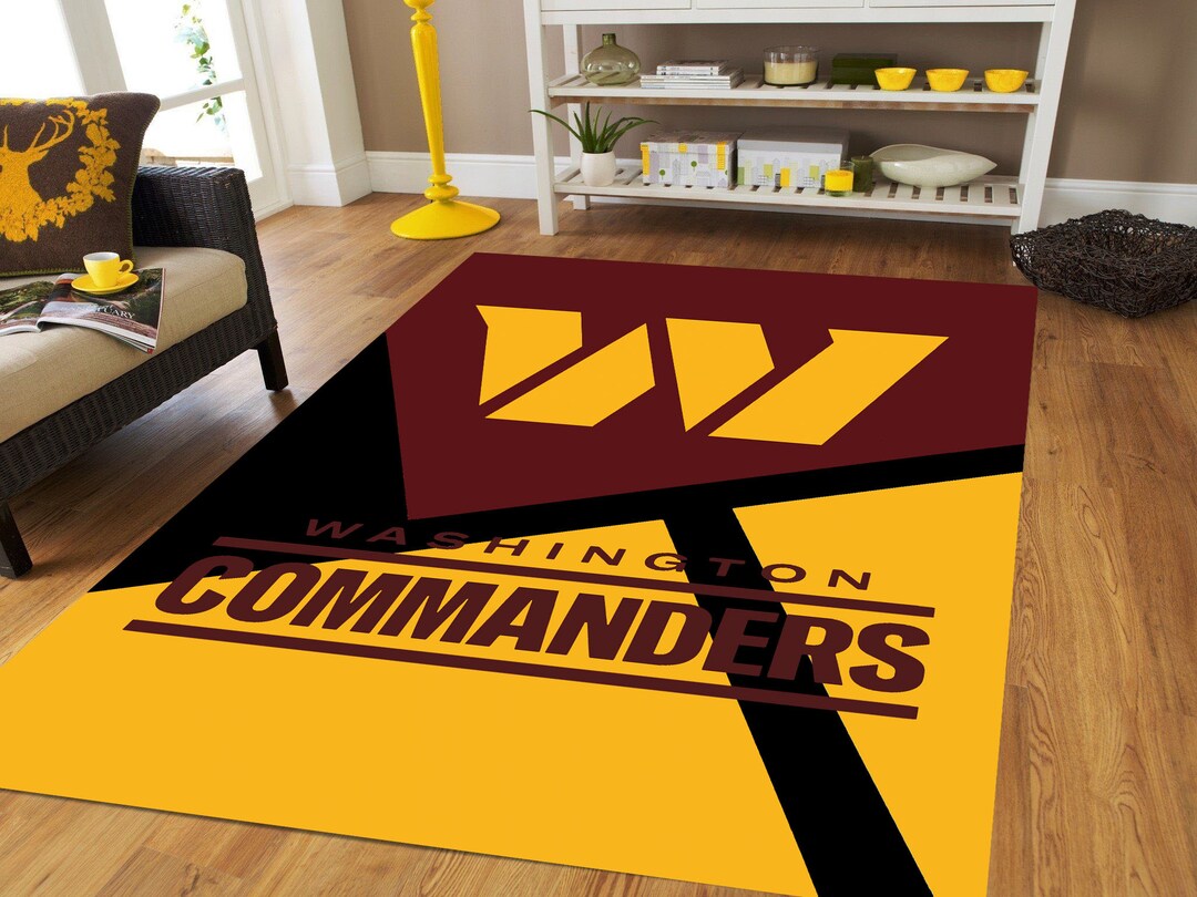 American Football Rug, Washington Commanders, Kids Room Rug ...