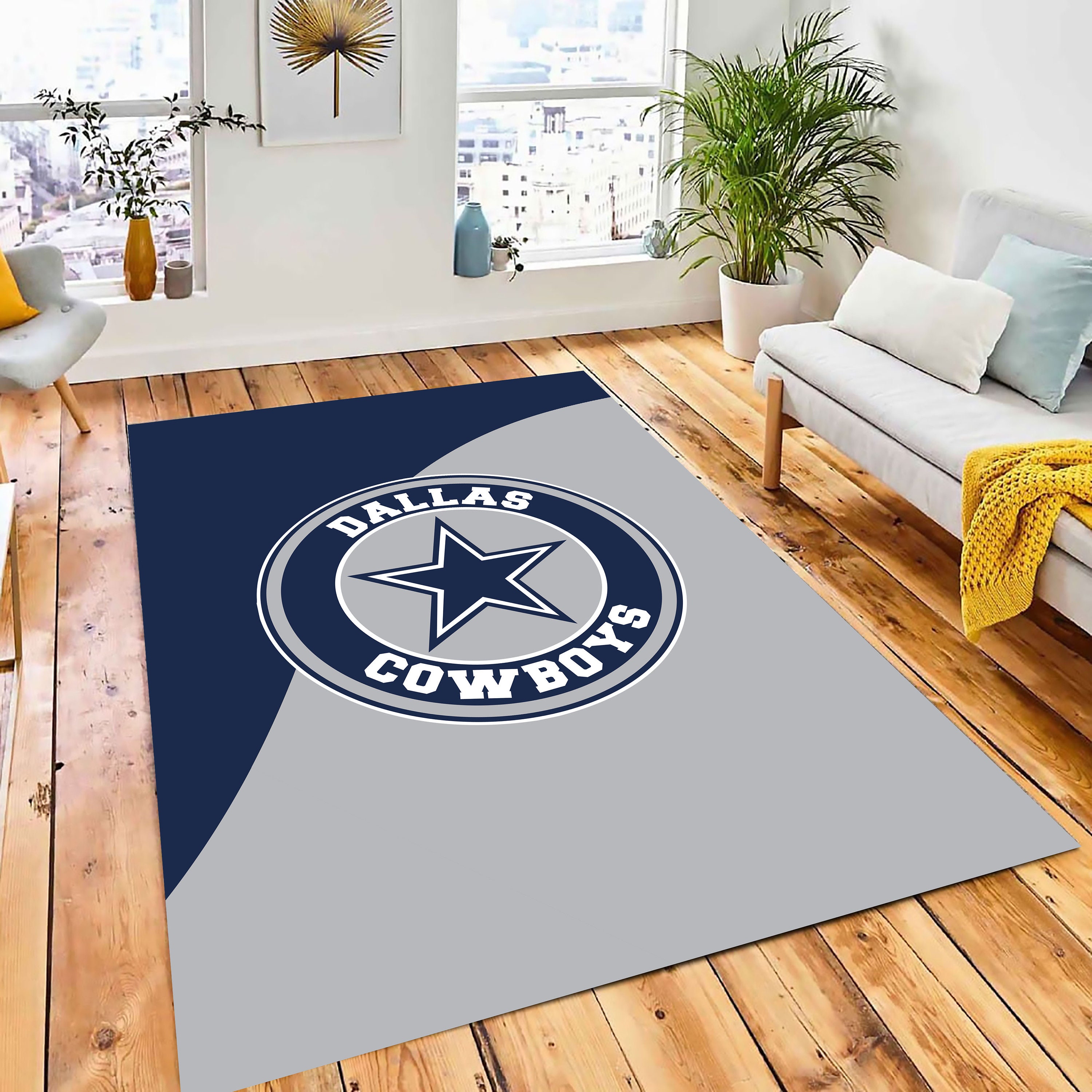 Dallas Cowboys Rug - Etsy Vintage DALLAS COWBOYS Rug - 1970s NFL - Door Mat‎ - 27\