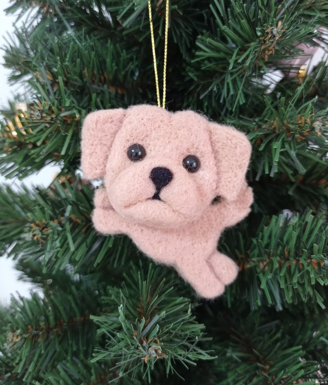 Maltipoo Christmas Tree Ornament Christmas Ornaments Dog Etsy