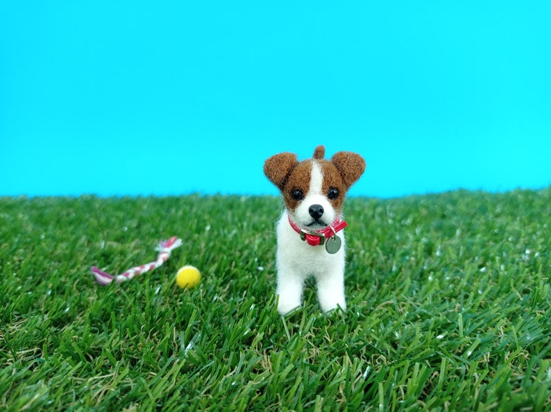 Miniature Jack Russell Terrier Dollhouse Little Dog 112 Etsy