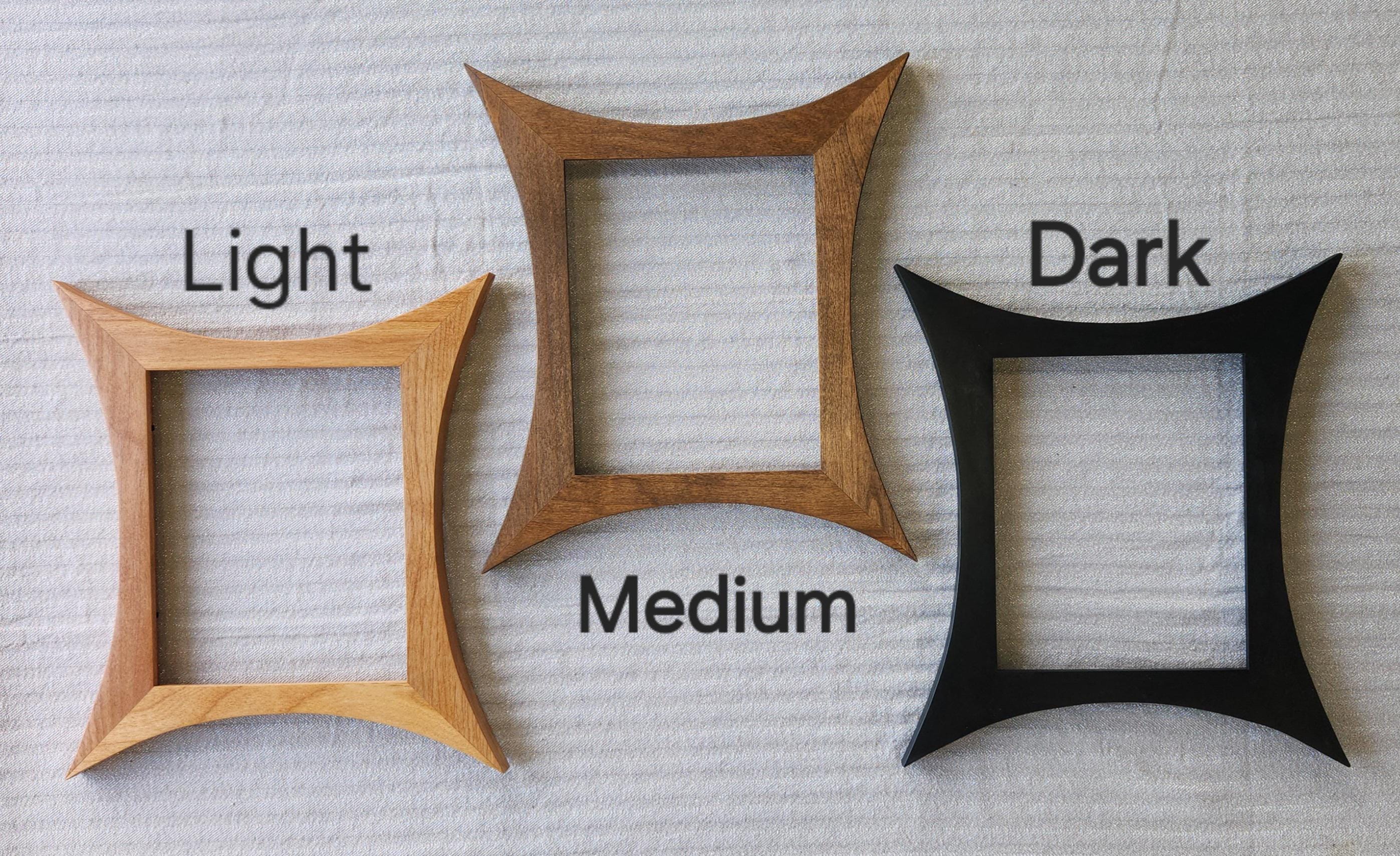 Mid Century Modern, Star, Wood Picture Frame, MCM, 5x7, 8x10