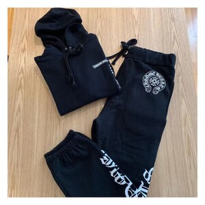 Chrome Hearts Malibu Exclusive Horse Shoe Zip Up Hoodie Black Men's - US