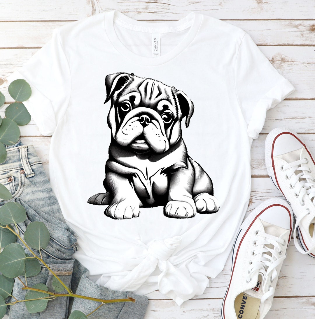 English Bulldog Shirt Dog Tee Shirt Dog Gifts Tee for Etsy