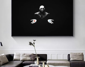 Morpheus' Ultimate Choice: Red or Blue Pill - Unveil Your Reality with The Matrix-Inspired Vintage Art Print