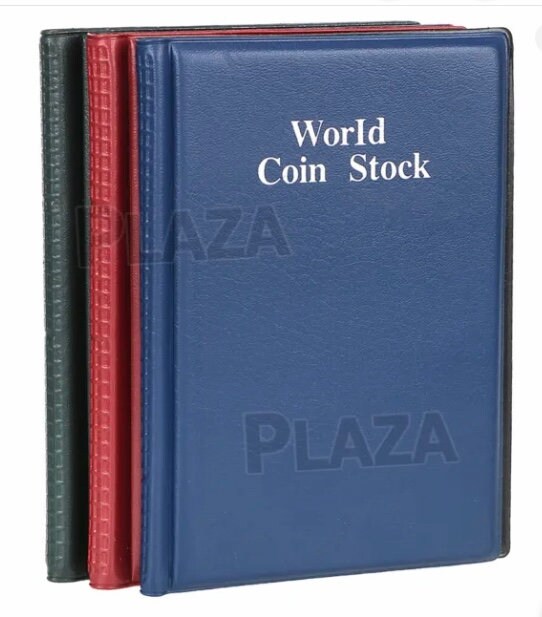 Coin Holder Book 120 Pockets Etsy Australia