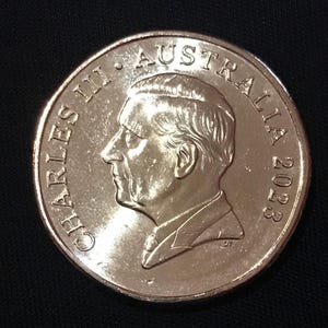 King Charles 2023 one dollar coin