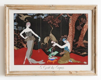 Art Deco Fashion Print: 1920s Flappers, George Barbier (Digital Download)