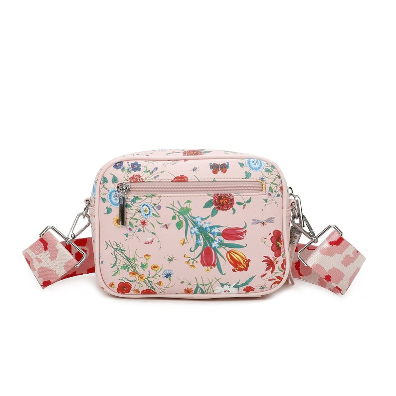 Floral Fusion Crossbody Bag