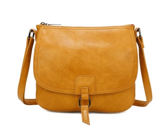8 Colours Real Leather Leather Cross Body Bag/ Shoulder Bag/ Real  Leather Satchel bag/ Anniversary Gifts, Christmas gifts