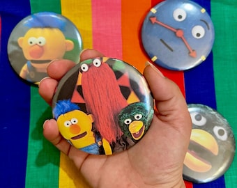 Don’t hug me I’m scared pin large button accessories