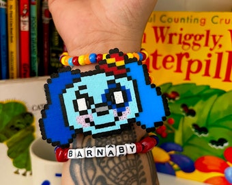 Welcome Home Barnaby clown kandi bracelet set clowncore jewelry accessories