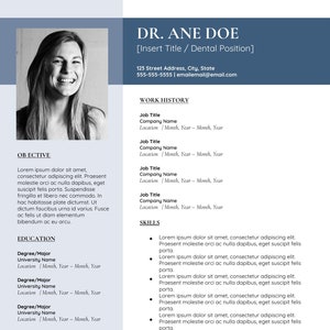 Dental Resume