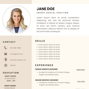 Dental Resume