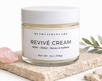 Anti-Aging Face Cream | Firming DMAE Moisturizer with MSM | Vegan Wrinkle Cream | Gift For Mom