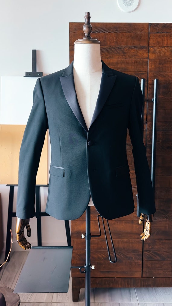 Zara top tuxedo blazer