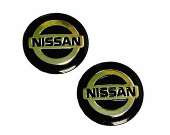 Nissan 2 uds 14mm llavero emblema pegatina calcomanía Logo insignia remota envío gratis a EE. UU.