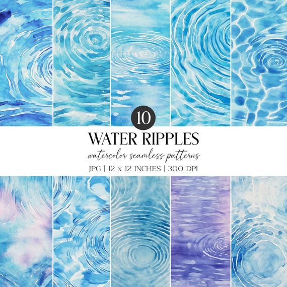 Surface Ripples Seamless Texture Water Ripples Texture Seamless