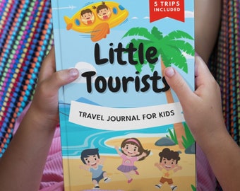 Carnet de voyage pour enfants | Un carnet de voyage amusant et captivant pour les enfants pour enregistrer 5 jours fériés | Activités pour enfants | Journal des Fêtes | 4-10 ans