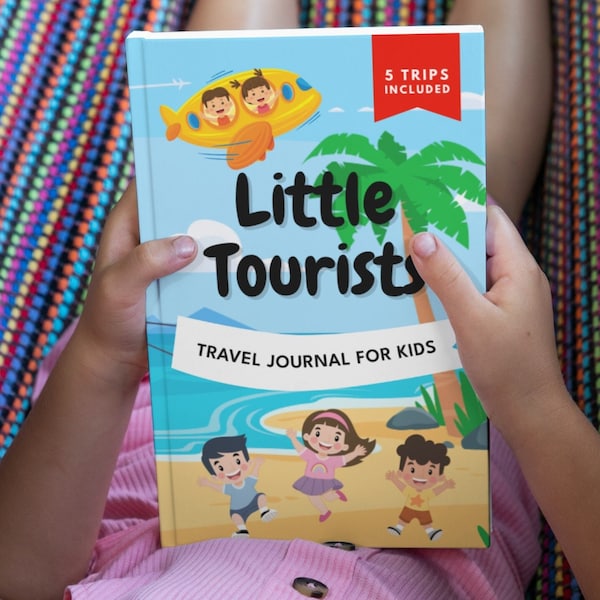 Travel Journal for Kids | A Fun and Engaging Kids Travel Journal to Record 5 Holidays | Activities for Kids | Holiday Journal |4-10 year old