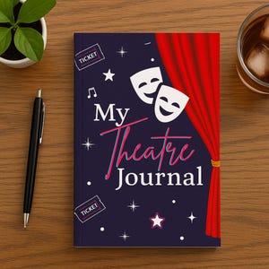 My Theatre Journal & Scrapbook | Review 20 Shows | Musical Theatre Gift for Theatre Lovers | Keepsake Notebook for Plays and Musicals