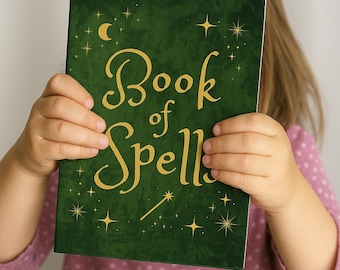 Sprookjesboek voor kinderen: maak je eigen spreuken en magische verhalen voor jonge heksen en tovenaars, A5-dagboek