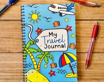 Reisetagebuch für Kinder - 14 Tage Urlaub & Tagebuch!