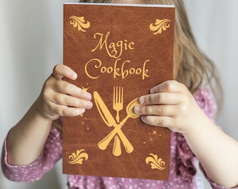 My Magical Cookbook Spell Book for Kids: maak je eigen spreuken en drankjes Dagboek voor jonge heksen en tovenaars, A5-dagboek