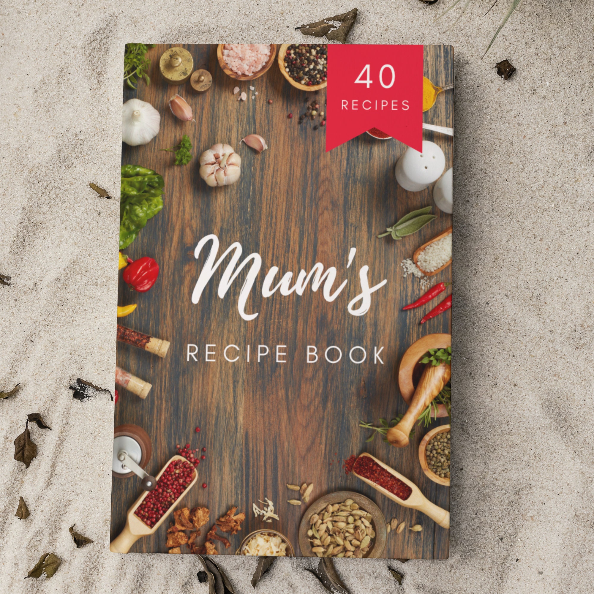 Recipe Book to Write in Your Own Recipes Graphic by Abderrazak Srd ·  Creative Fabrica