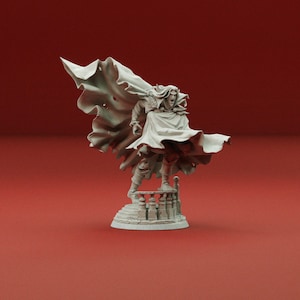 ヴァンパイア D&D ボス | カース・オブ・ストランド | 1x1 ベース | 高品質樹脂 | ヴァンパイア | アンデッドモンスター | ダンジョンズ＆ドラゴンズ | ファンタジー テーブルトップ RPG