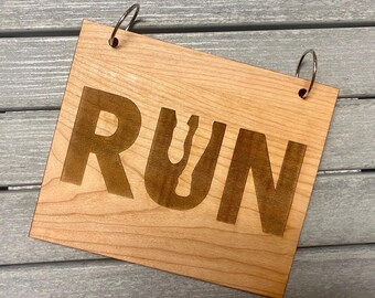 Runners Gift for Men | Half Marathon Running Bib Keeper | Racing Bib Holder | Running Bib Display | Running Bib Album | Racing Bib Album