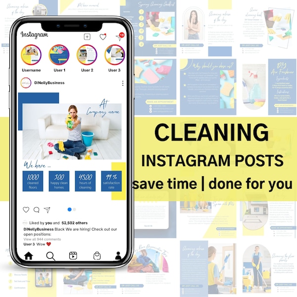 Construction Instagram Post Templates Construction Social Media Post ...