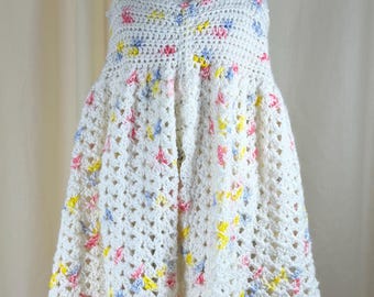 Swimsuit cover up crocheted