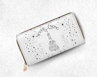 Book Wallet: 'Never-Ending TBR' PU Leather Zip Wallet