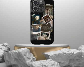 Book Lover Phone Case: Literary Scrapbook Design