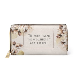 Book Wallet | Book purse, book lover gift, bookish wallet, book wallets, bookish merch, gift for book lover, wallet for women