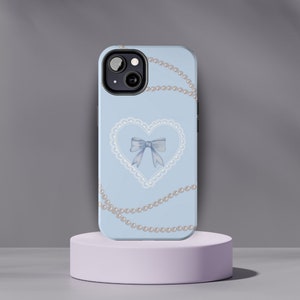 Blue Bow phone case | coquette, Girly phone case, Coquette phone case, Cute phone case, IPhone 13 case, Vintage phone case, Blue phone cases