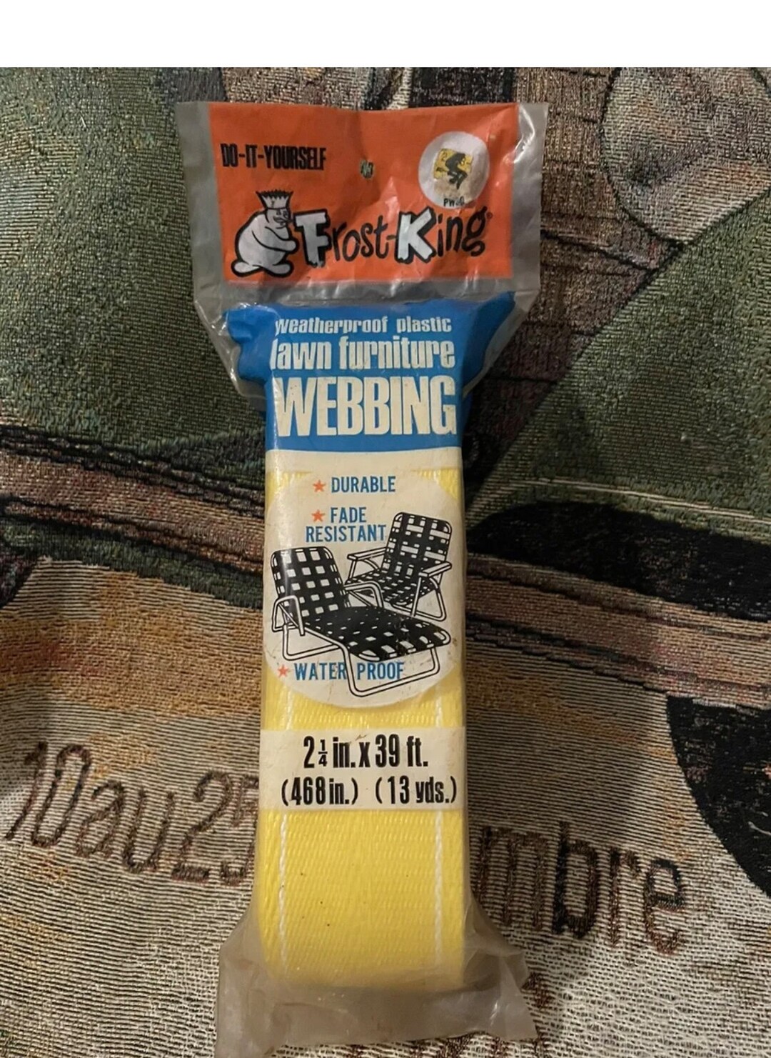 Vintage Frost King Lawn Chair bing Reweb 2 1/4x 39 Etsy