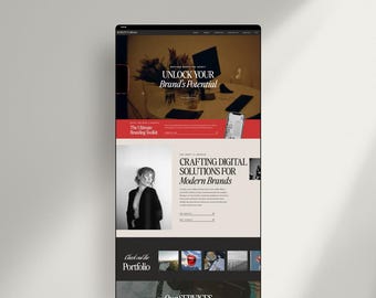 Showit Website Template for Designers and Creative Businesses | Scarlett