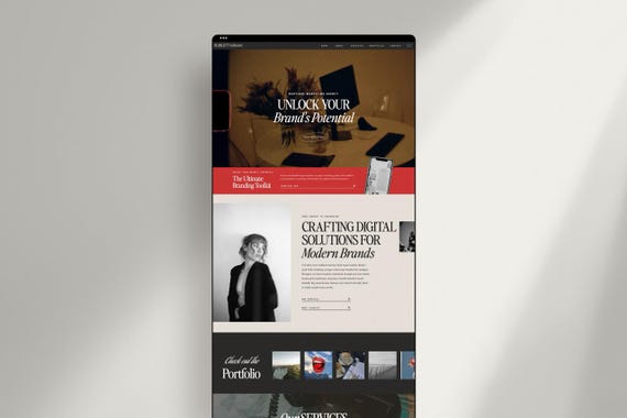 Showit Website Template for Designers and Creative Businesses | Scarlett